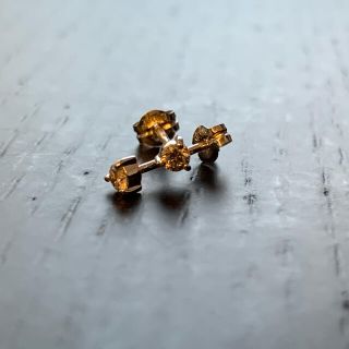 タサキ(TASAKI)のTASAKI タサキ ◆0.10CT 750WG/K14WG ダイヤモンドピアス(ピアス)