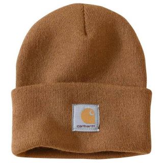 カーハート(carhartt)のcarhartt beanie brown(ニット帽/ビーニー)