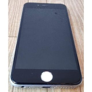 アイフォーン(iPhone)のiPhone6 シルバー 本体 au 中古品(スマートフォン本体)