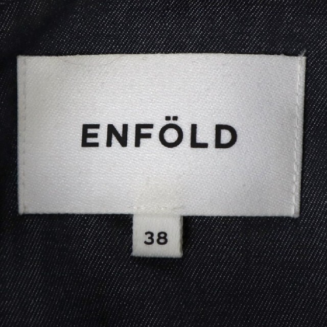 ENFOLD(エンフォルド)のenfold バックオープン デニムシャツ レディースのトップス(シャツ/ブラウス(長袖/七分))の商品写真