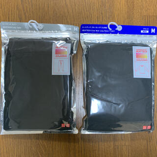 ユニクロ(UNIQLO)の専用　タイツのみ　ユニクロ ヒートテック　メンズ　M ブラック(Tシャツ/カットソー(七分/長袖))