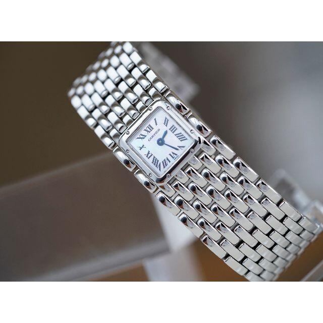 Cartier - 美品 カルティエ パンテール リュバン ホワイトシェル ローマン SM