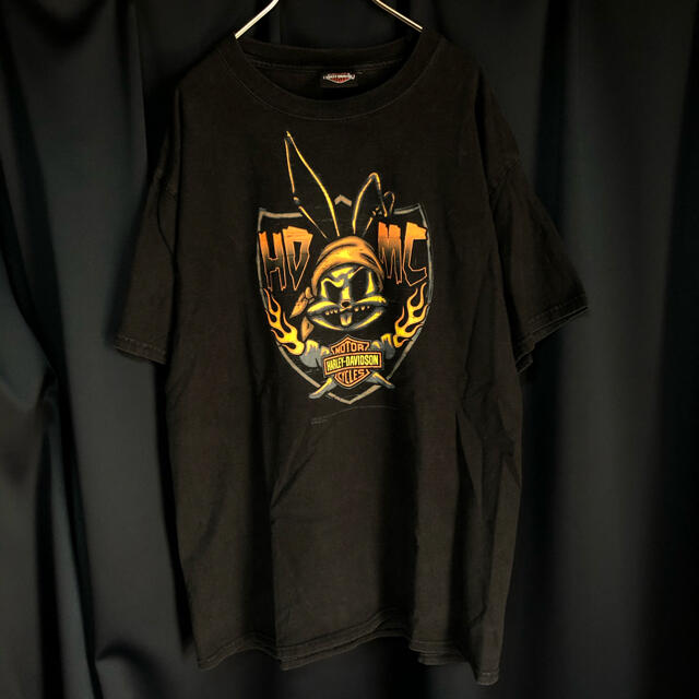 古着 Harley Davidson x Looney Tunes メンズのトップス(Tシャツ/カットソー(半袖/袖なし))の商品写真