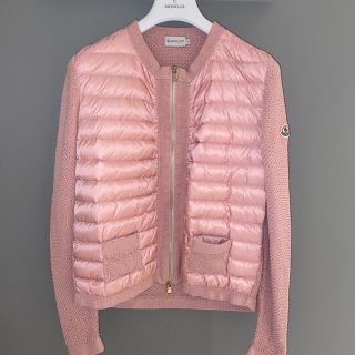 モンクレール(MONCLER)のカオ様　専用　モンクレール　カーディガン　ピンク　ダウン入り(カーディガン)