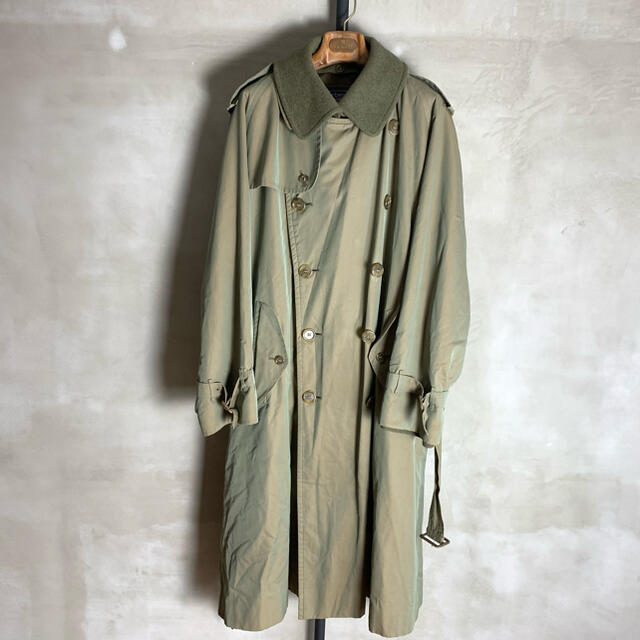 vintage Burberry trench21 coat 一枚袖　玉虫 | フリマアプリ ラクマ