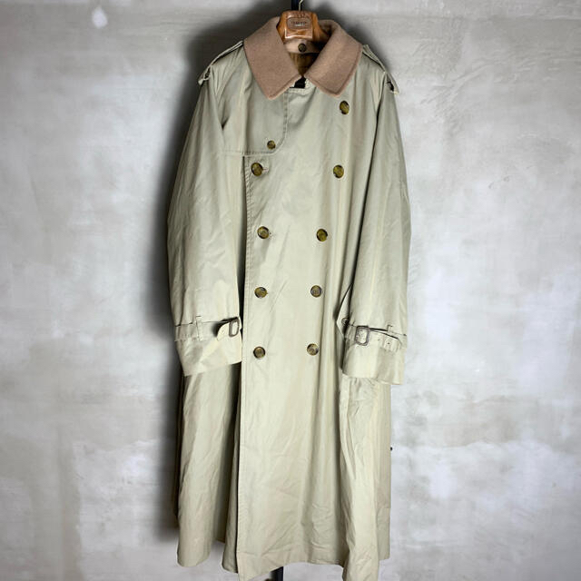 BURBERRY(バーバリー)のvintage Burberry trench coat 一枚袖　玉虫 メンズのジャケット/アウター(トレンチコート)の商品写真