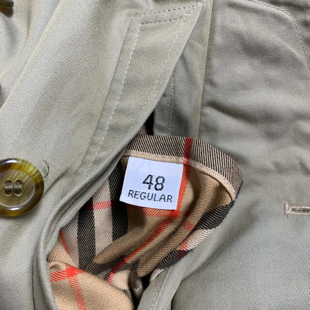 BURBERRY(バーバリー)のvintage Burberry trench coat 一枚袖　玉虫 メンズのジャケット/アウター(トレンチコート)の商品写真