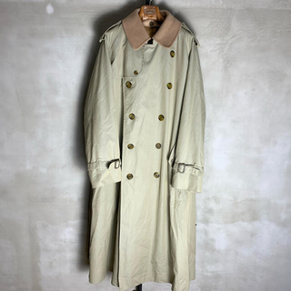 バーバリー(BURBERRY)のvintage Burberry trench coat 一枚袖　玉虫(トレンチコート)
