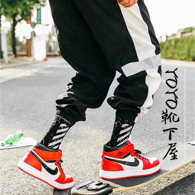 ストリート系ソックス 大人気の斜線柄 3足セット 韓国靴下 スケボー 靴下の通販 By Yoyo S Shop ラクマ