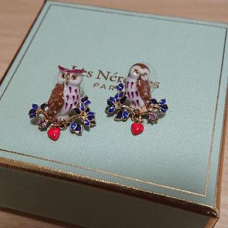 レネレイド(Les Nereides)のレネレイド フクロウとミミズクのピアス(ピアス)