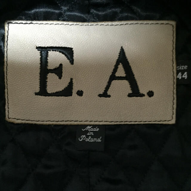 Emporio Armani(エンポリオアルマーニ)のエンポリオアルマーニ レザー ライダース メンズのジャケット/アウター(ライダースジャケット)の商品写真