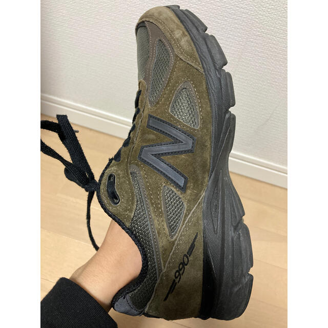 New balance 990v4 ミリタリーグリーン