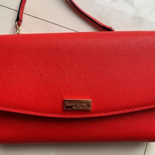 ケイトスペードニューヨーク(kate spade new york)のkatespade  ショルダーポシェット　お財布型ポシェット　携帯ポシェット(ショルダーバッグ)