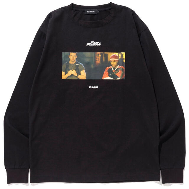 XLARGE × FAST&FURIOUS L/S TEE A 黒 M