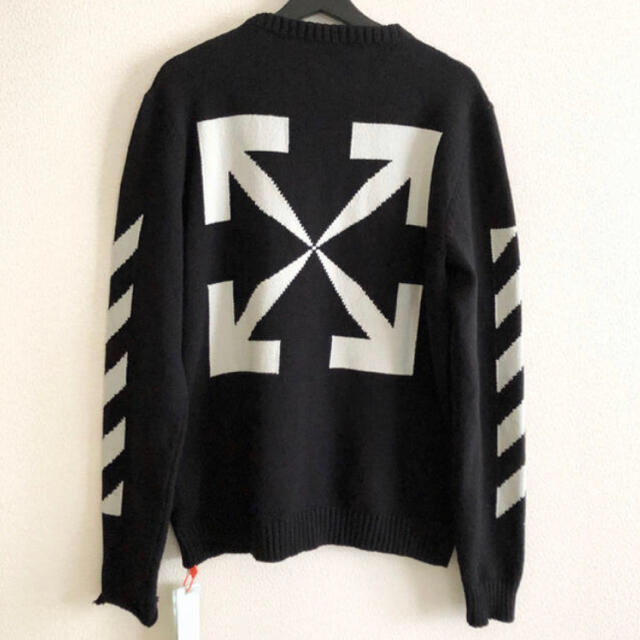 正規美品⭐️off-white アロー ニット セーター オフホワイト