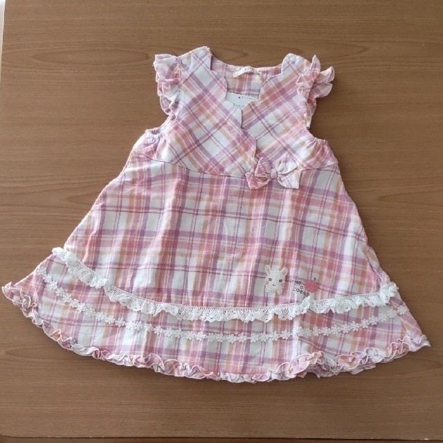 coeur a coeur(クーラクール)の【新品】ワンピース　子供服　女の子　90　クーラクール キッズ/ベビー/マタニティのキッズ服女の子用(90cm~)(ワンピース)の商品写真