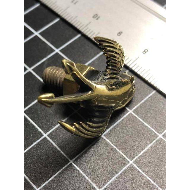 真鍮製★デビルスワロー右向き★ナンバーボルト★悪魔の燕★ツバメ