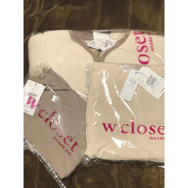 w closet(ダブルクローゼット)のw-closet 3点セット レディースのレディース その他(セット/コーデ)の商品写真