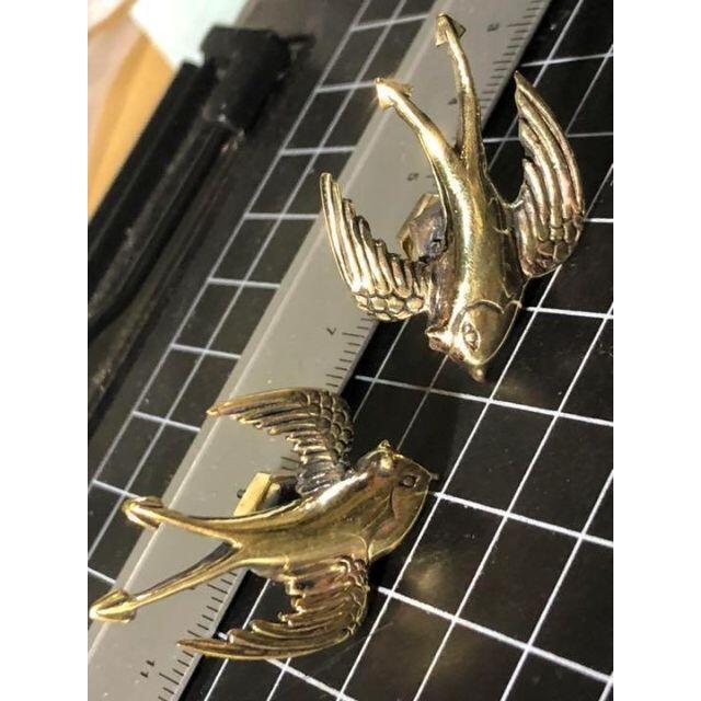 真鍮☆デビルスワロー左右2個☆ナンバーボルト☆悪魔の燕の通販 by ...
