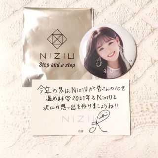 ソニー(SONY)のniziu リオ 公式 缶バッジ メッセージカード(アイドルグッズ)