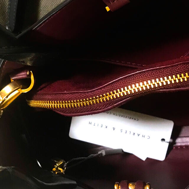 Charles and Keith(チャールズアンドキース)のチャールズ&キース　2way ショルダーバッグ　タグ付き新品　訳あり レディースのバッグ(ショルダーバッグ)の商品写真