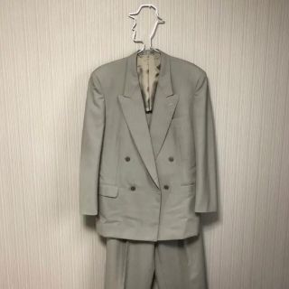 90s vintage LANVIN ダブルセットアップ　スーツ上下　成人式