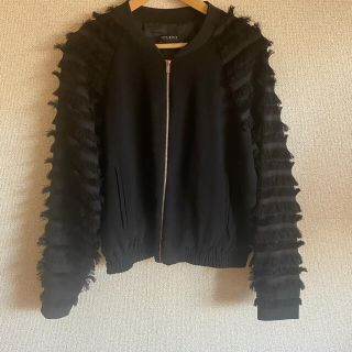 ザラ(ZARA)のZARA 黒ブルゾン(ブルゾン)