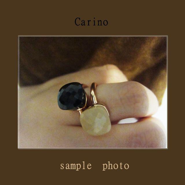 大粒 キャンディリング ブラック 9－１7.5号 レディースのアクセサリー(リング(指輪))の商品写真