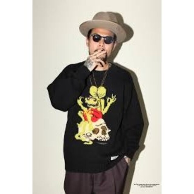 WACKO MARIA - wackomaria rat Fink tim lehi セーター sizeXLの通販 WACKO MARIA - wackomaria rat Fink tim lehi セーター sizeXLの通販