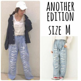 アナザーエディション(ANOTHER EDITION)のAnatherEdition remake damage pants M(デニム/ジーンズ)