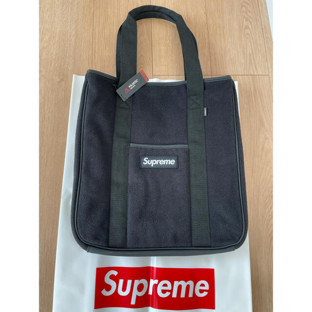 Supreme Polartec Tote Bag ブラック トートバッグ