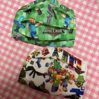 インナーマスク　マイクラ  キッズ　2枚セット(外出用品)