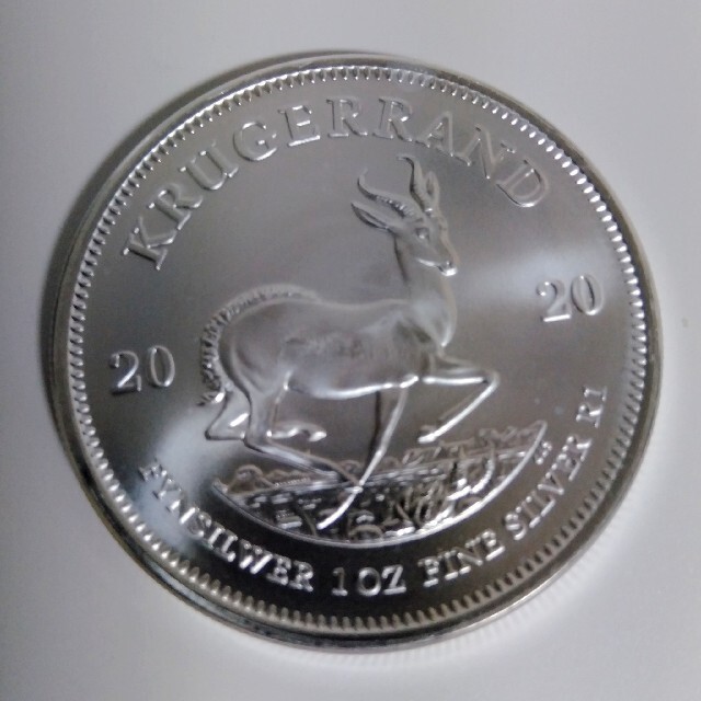2020年 南アフリカ クルーガーランド銀貨 純銀1oz
