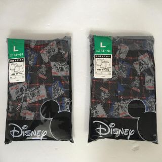 ディズニー(Disney)のメンズ　トランクス　Mickey柄　Lサイズ(トランクス)