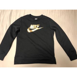 ナイキ(NIKE)の《お値下げしました》ナイキ　トレーナー　145cm Mサイズ　ゴールド(ジャケット/上着)