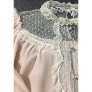 ミュウミュウ(miumiu)のmiumiu ブラウス(シャツ/ブラウス(長袖/七分))