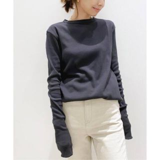 アパルトモンドゥーズィエムクラス(L'Appartement DEUXIEME CLASSE)のL'Appartement Rib L/S T-sh 新品(カットソー(長袖/七分))