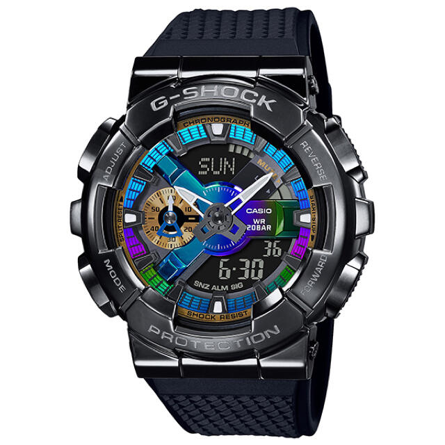【値下中】★新品★G-SHOCK Gショック  GM-110B-1AJF 腕時計円形ベルトカラー