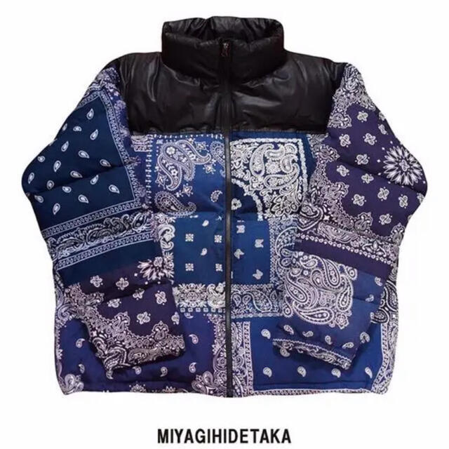 MIYAGI HIDETAKA BANDANA DOWN JACKET