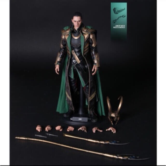 【単独ドラマ化記念】ホットトイズ　ロキ　アベンジャーズ版　hottoys