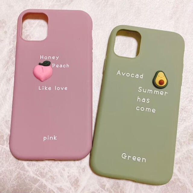 Iphone11 ケース もも くすみピンク 人気 韓国 シンプル かわいいの通販 By Mhshop ラクマ