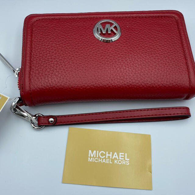 Michael Kors(マイケルコース)の◆ラス1◆マイケルコース 長財布◆レッド◆レディース◆赤◆長財布 レディースのファッション小物(財布)の商品写真