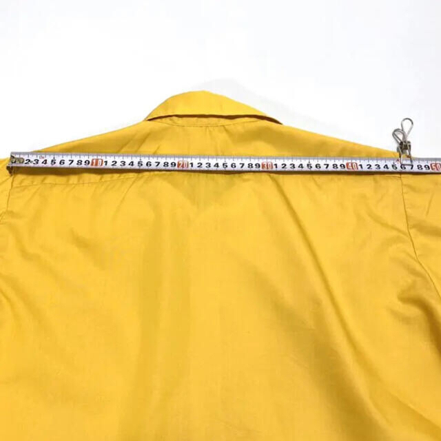 カラーシャツ ヴィンテージ 黄色 メンズのトップス(シャツ)の商品写真