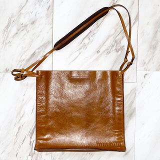 MIU MIU archive leather shoulder bag