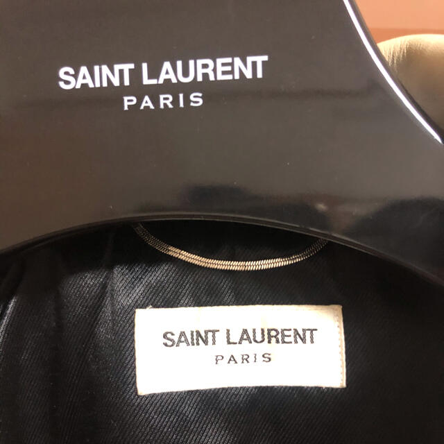 Saint Laurent(サンローラン)のプロフ必読様専用　サンローラン　ライダース　バイカラー【ラクマ限定特価】 メンズのジャケット/アウター(ライダースジャケット)の商品写真