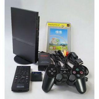 プレイステーション2(PlayStation2)のPlayStation2　本体一式＋塊魂セット　(家庭用ゲーム機本体)