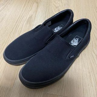 ヴァンズ(VANS)のヴァンズ スニーカー スリッポン  V98CLA　M.BLACK 27cm(スニーカー)