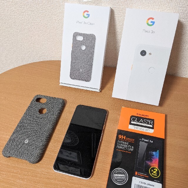 【美品】Google Pixel 3a（ケース・フィルム付き）