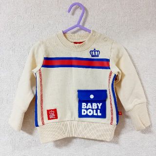 ベビードール(BABYDOLL)の新品未使用　ベビードール　トレーナー　80(トレーナー)