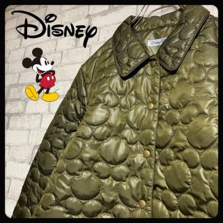 ディズニー(Disney)の【ミッキーマウス】Disney ディズニー/キルティングジャケット 中綿(ブルゾン)